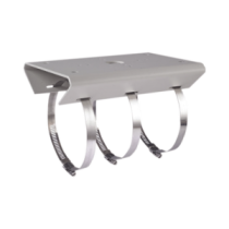 DS1275ZJHWB Montaje para Poste Vertical / Diametro de 67 a 127 mm / Acero Galvanizado (SUS304) / Color Blanco DS-1275ZJ/HWB