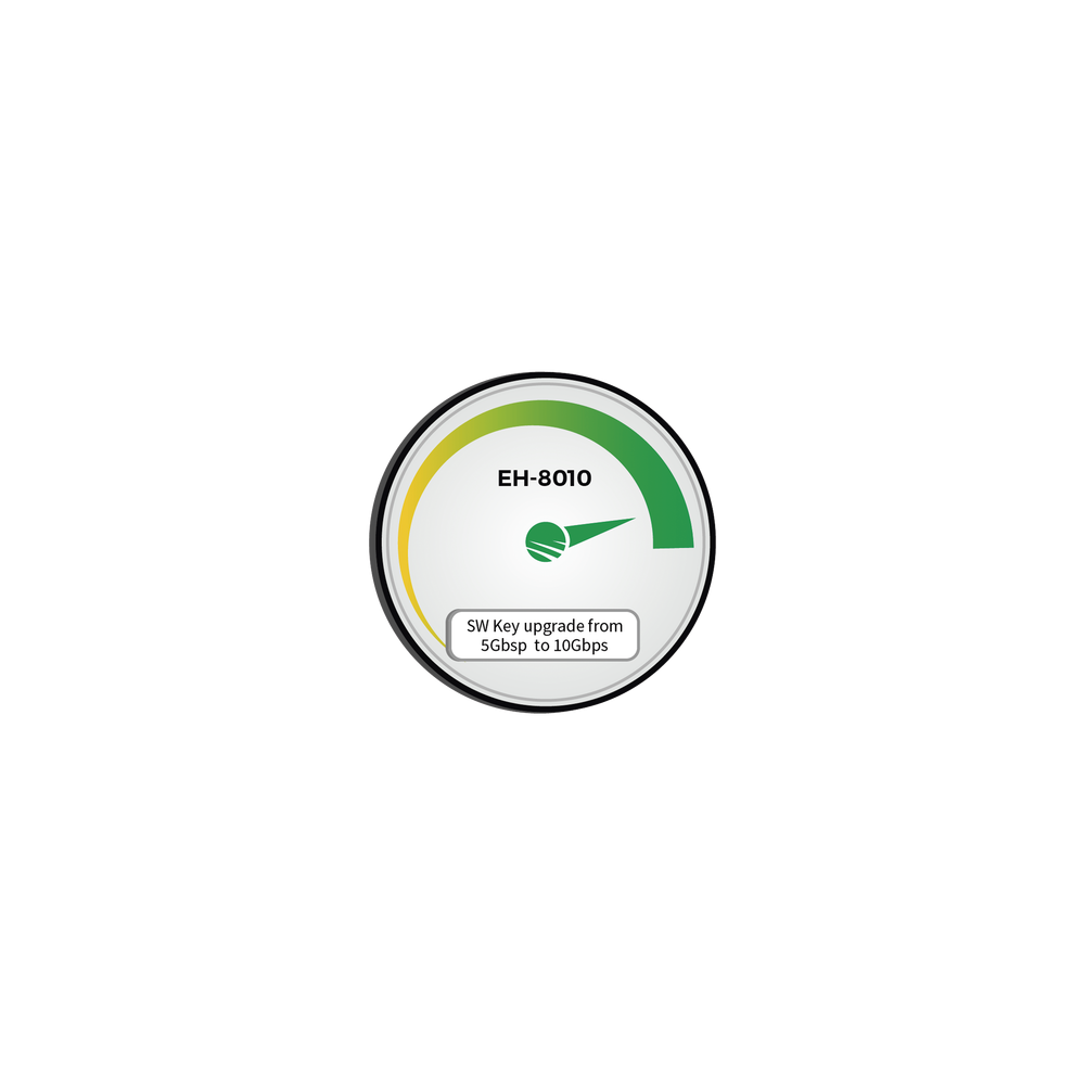 EHUPG8010500010000 Actualizacin de velocidad de 5000 Mbps a 10000 Mbps para equipo EH-8010 EH-UPG8010-5000-10000