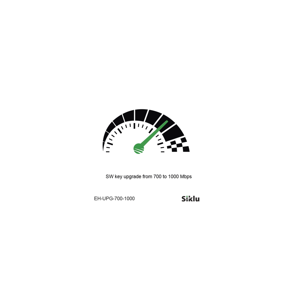 EHUPG7001000 Actualizacin de velocidad de 700 mbps a 1000 mbps para equipo EtherHaul-1200TX EH-UPG-700-1000