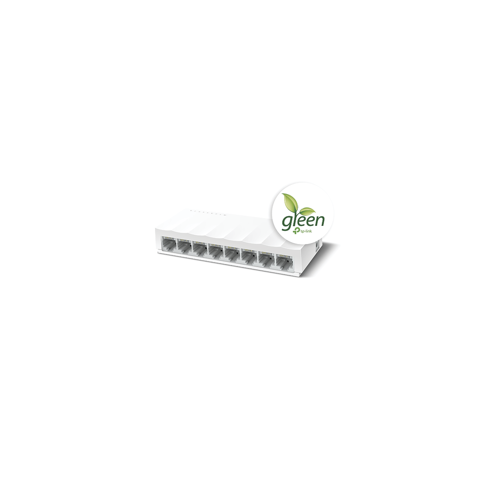 TP-LINK LS1008 TP-LINK LS1008 - Switch para escritorio 8 puertos 10/100Mbps. TPL37000