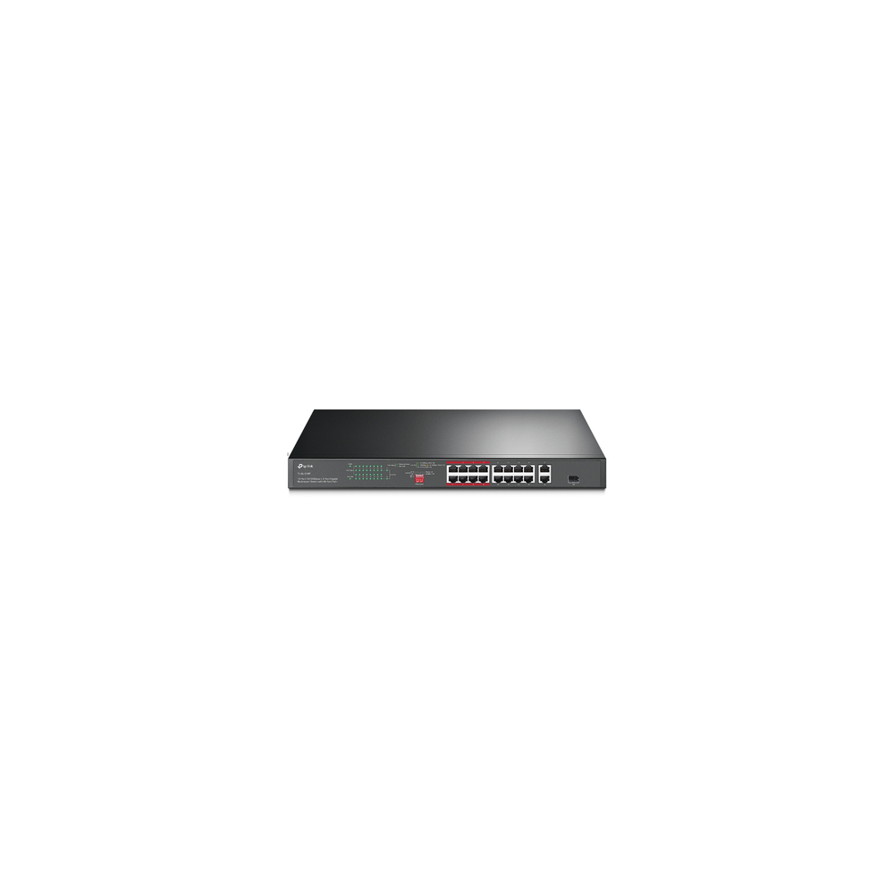 TP-LINK TPL3720021 TP-LINK TL-SL1218P - Switch PoE+ no administrable con 16 puertos 10/100 Mbps  2 p
