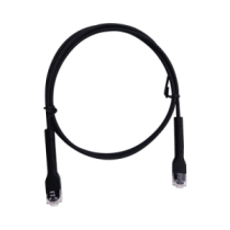 LPPSLIM5BK Cable de Parcheo Ultra Slim Con Bota Flexible UTP Cat6 - 5 m Negro Dimetro Reducido LP-PSLIM-5BK