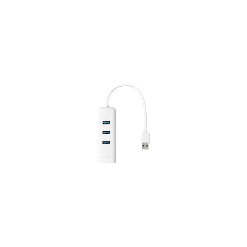 TP-LINK TPL3280003 TP-LINK - UE330 / Adaptador USB 2 en 1 / Hub 3 Puertos USB 3.0 / Adaptador Ethern