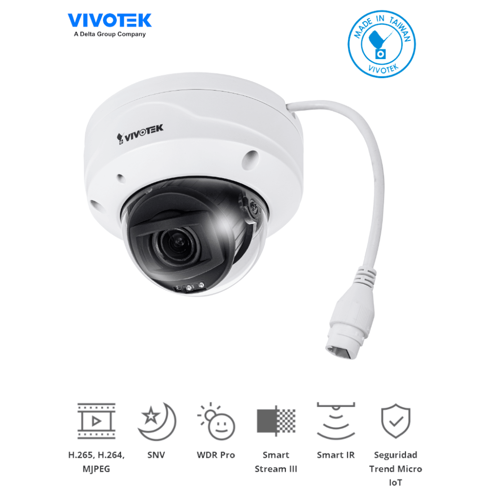 FD9388-HTV VIV0430143 VIVOTEK FD9388-HTV - Camara IP domo exterio