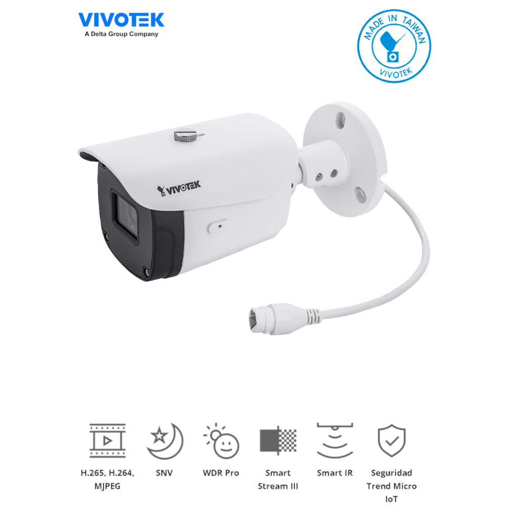 IB9388-HT VIV6390004 VIVOTEK IB9388-HT - Camara IP bullet exterio