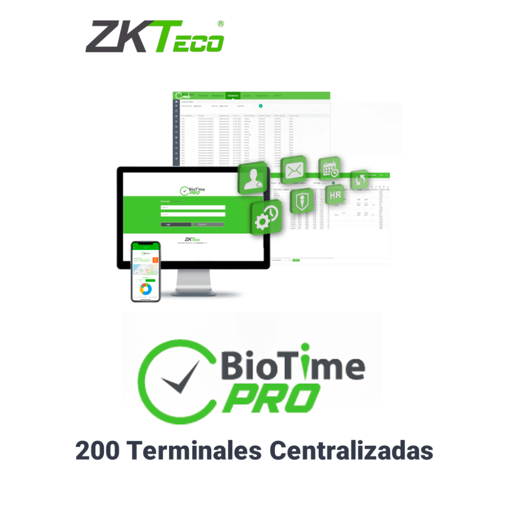 BioTimePro Professional ZKT0820009  ZKTECO BIOTIMEPROPROFESSIONAL