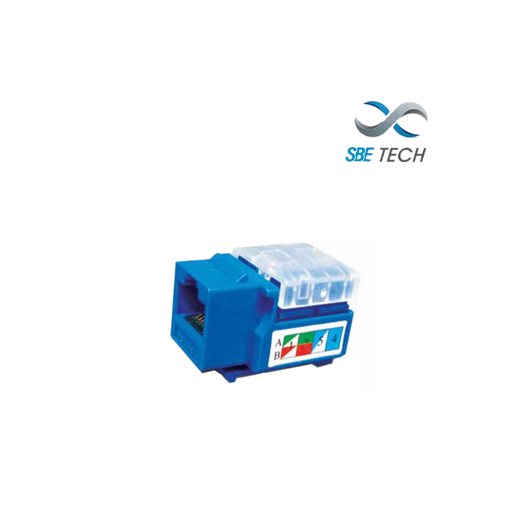SBE-2302-BL SBT1610006 SBETECH 2302BL- Modulo jack keystone RJ45