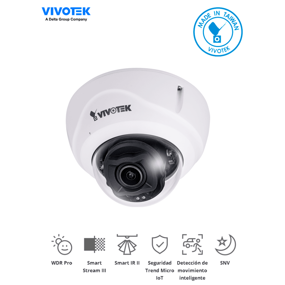 FD9387-HTV-A VIV0040012 VIVOTEK FD9387-HTV-A - Camara IP domo Ext