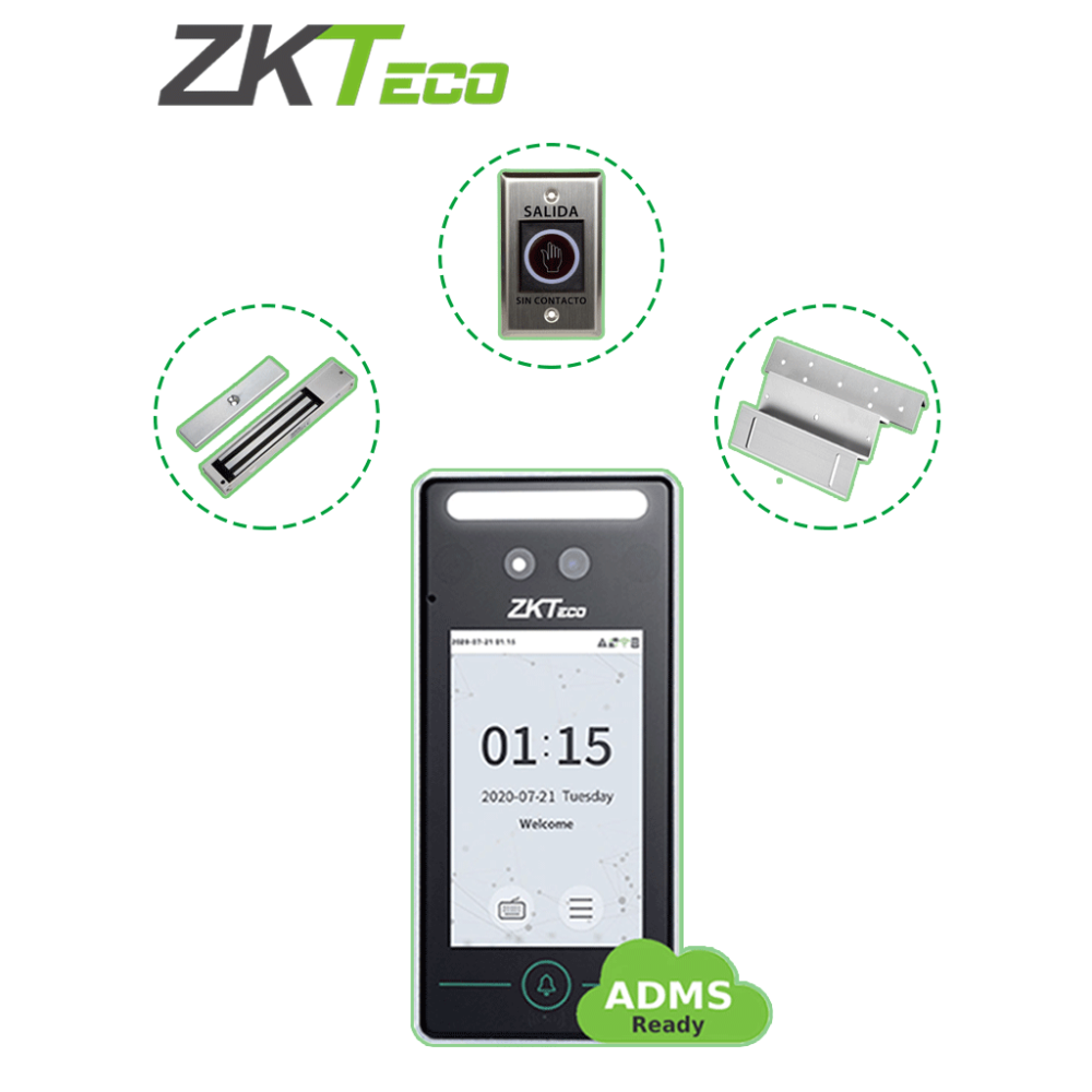 FaceV4L1DPack ZKT0700016 ZKTECO SFV4L1ACPak - Control de Acceso F