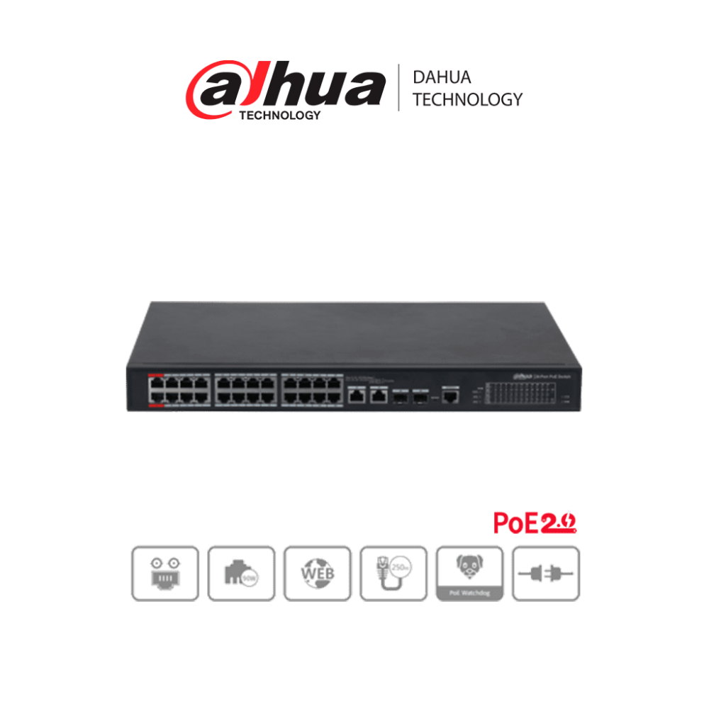 DH-PFS4226-24ET-240 DHT1850014 DAHUA DH-PFS4226-24ET-240 - Switc