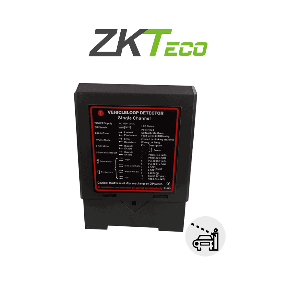LD01 ZKT0770013 ZKTECO ZF24 - Sensor de Masa de un Carril / 24VDC