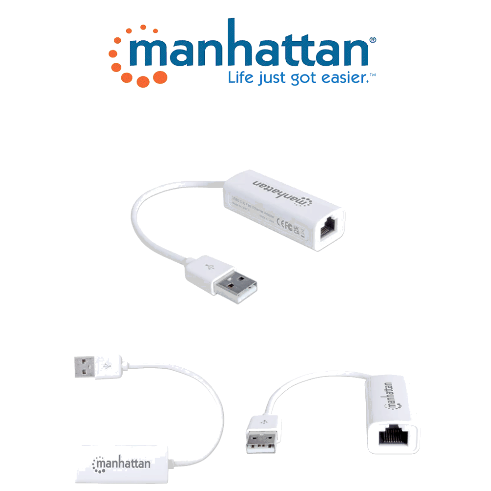 506731 MAN0410004 MANHATTAN 506731 - Adaptador Fast Ethernet USB