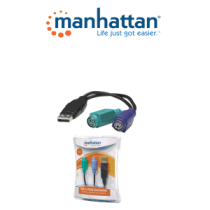 179027 MAN0440005 MANHATTAN 179027 - Convertidor PS/2 a USB / Con