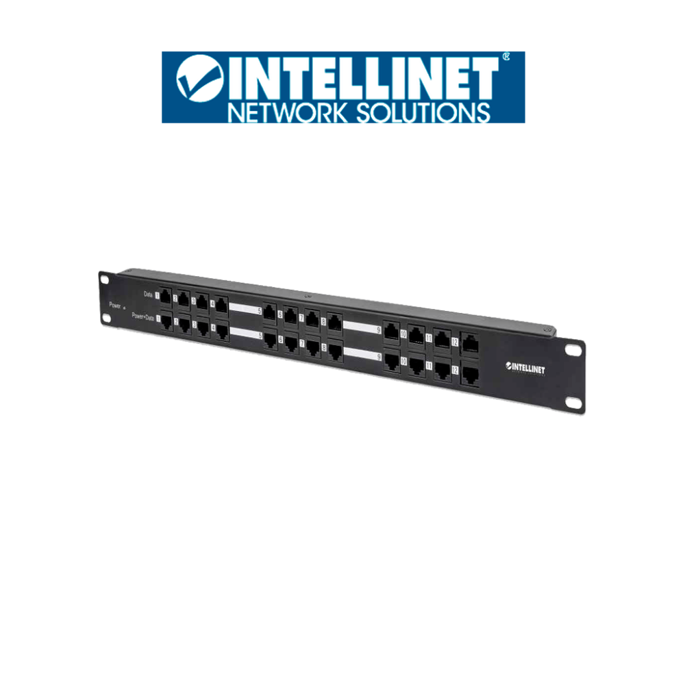 720342 ITL1620005 INTELLINET 720342 Patch Panel de 24 puertos
