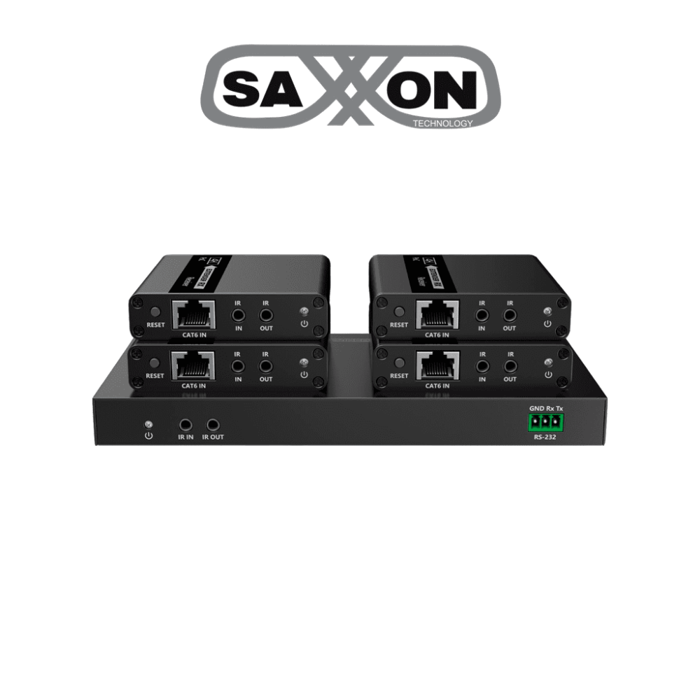 LKV724P SXN0570009 SAXXON LKV724P- Kit Extensor HDMI de 4 Puertos