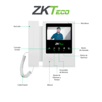 VDPI-B4 ZKT2210002 ZKTECO VDPIB4 - Monitor LCD de 4.3 pulgadas pa