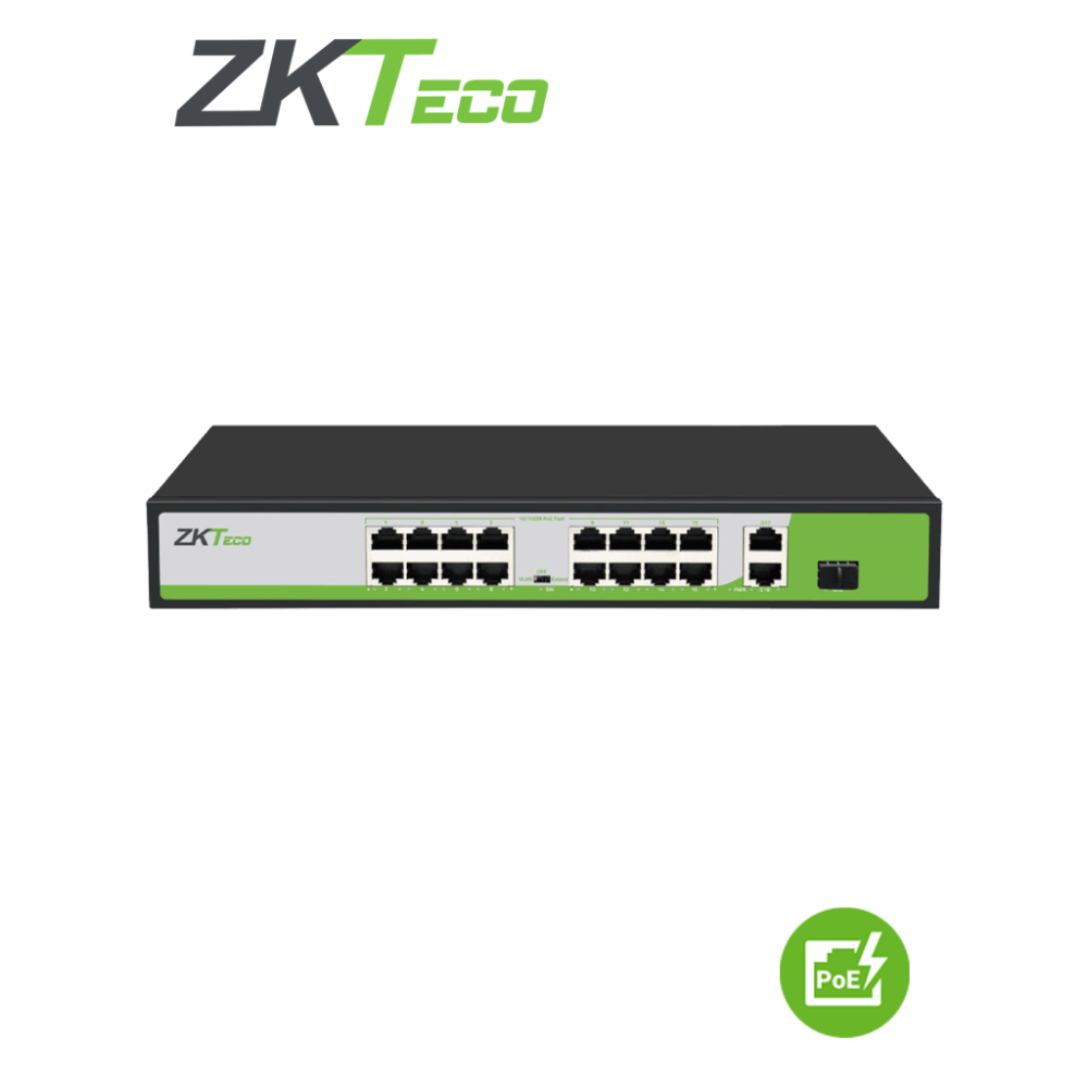 PE162-200-C ZKT1850003 ZKTECO PE162200C - Switch 16 Puertos RJ45