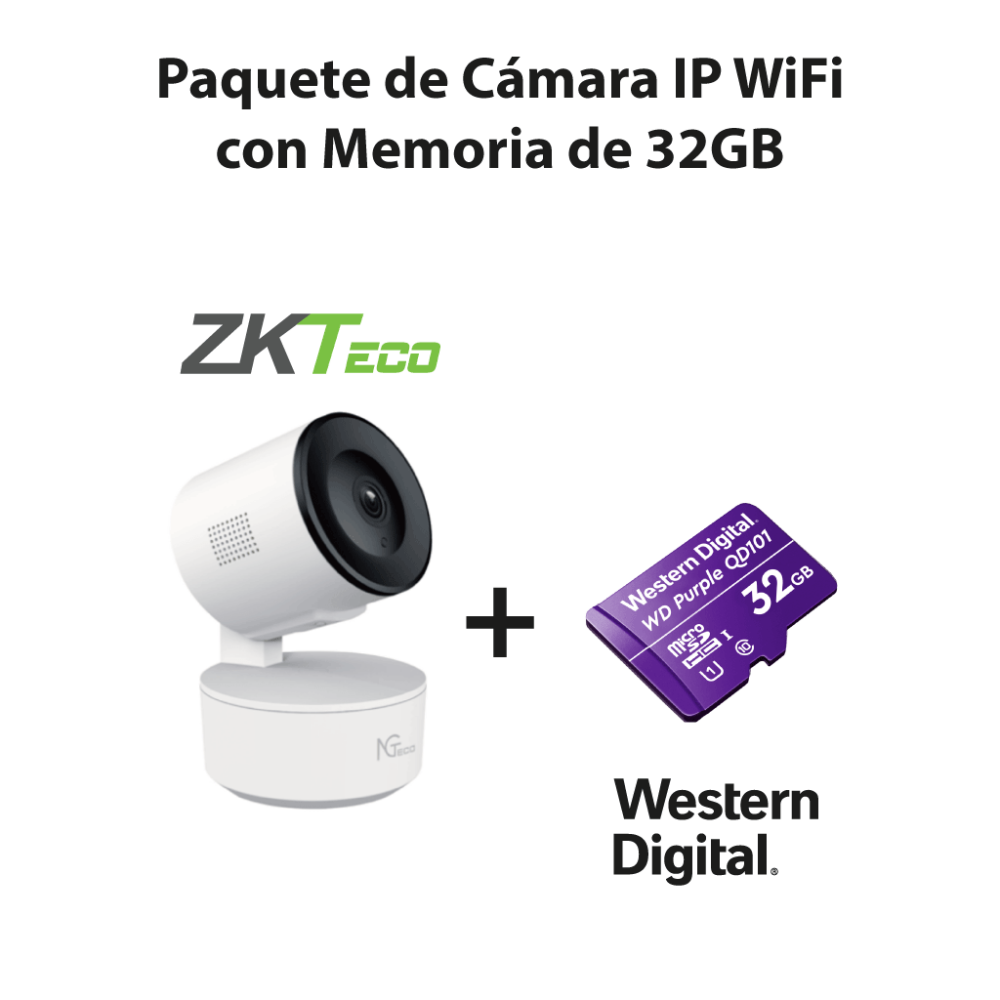 NGTECO With SD Card ZKT0150001 NGTECO NGC2301PAK - Paquete de Cam