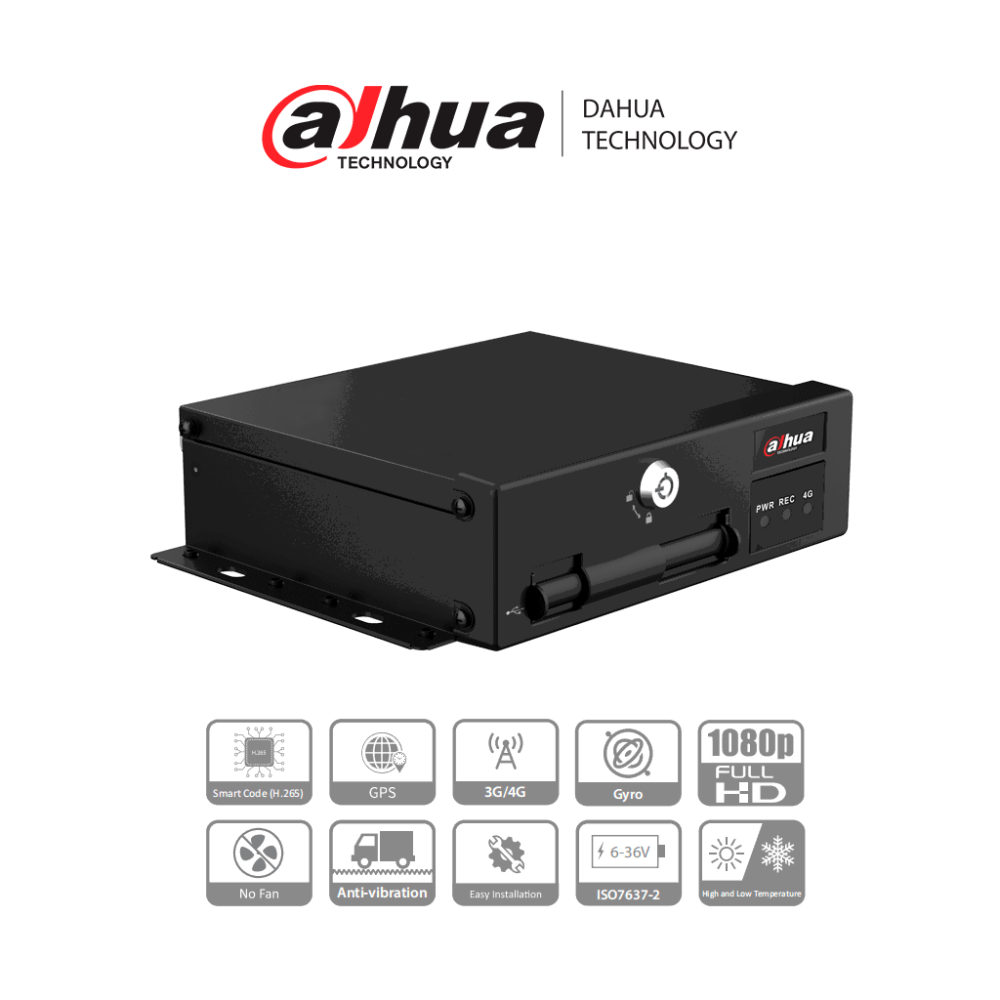 DHI-MXVR1004-GFI DHT0390025 DAHUA DHI-MXVR1004-GFI - DVR Movil de