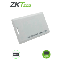 ZKTECO EM4200 ZKTECO IDCARDKR2K - Tarjeta compatible con lectores RFID con frecuencia de 125 Khz / Tarjeta perforada / 1.88 mm d