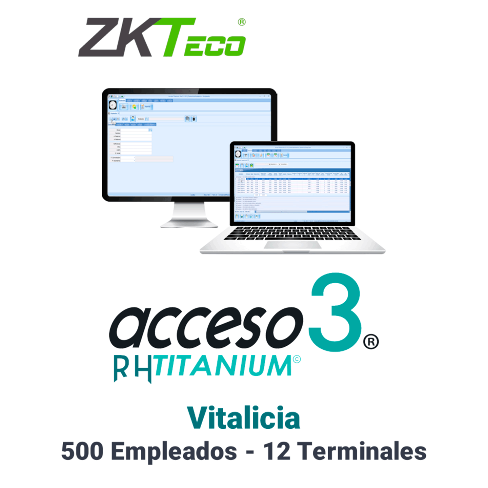 TITANIUM II ZKA6020011 ZKACCESO TITANIUM2P - Licencia para contro