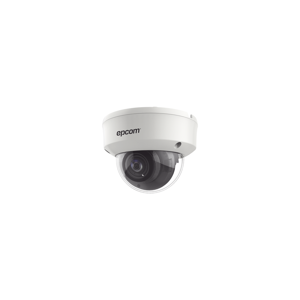 D8TURBOG2ZW Domo TURBOHD 1080p / Lente Mot. 2.7 mm a 13.5 mm / 70 mts IR EXIR / Ultra Baja Iluminacin / METAL / WDR 120 dB / 4