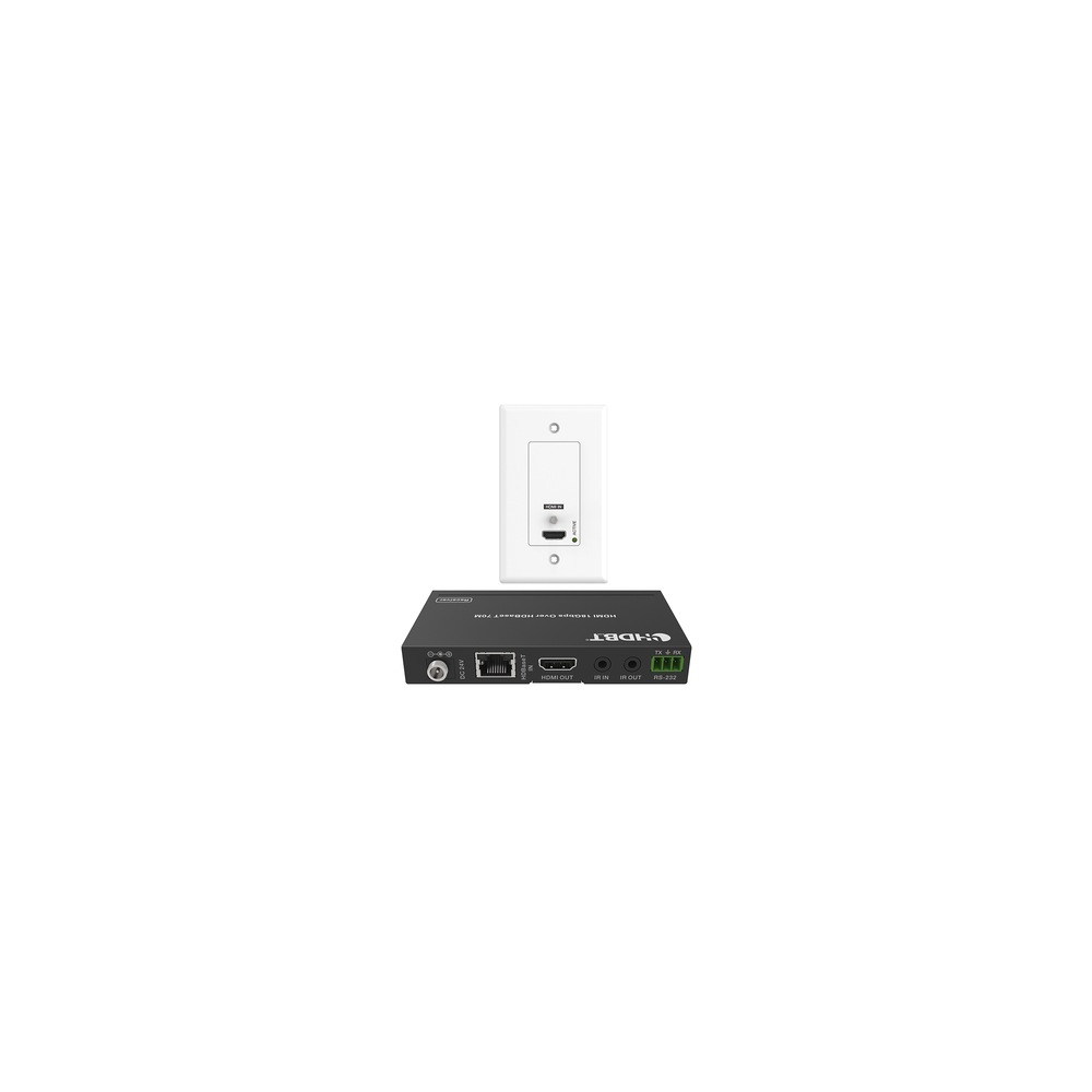 EPPWPB70 Kit Extensor HDBaseT  4K2K60Hz 40m  1080p 70m  Funcin PoC  IR Bidireccional  RS-232  EPP-WPB70