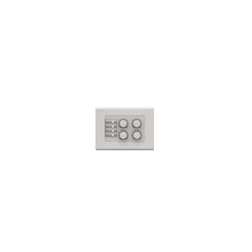 DCP4V4S Panel de Control Digital  4 Perillas  4 Switches Configurables  Compatible con Procesadores Serie MA PA y MTX DCP4V4S