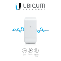 UBIQUITI LOCOM5 UBIQUITI NANOSTATION LOCOM5 - Radio con antena integrada Airmax 5.8GHz / Exterior / MIMO / Antena panel 13 dBi /