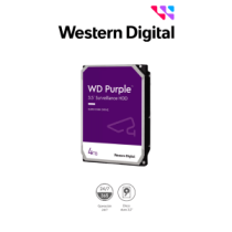 WESTERN DIGITAL WD43PURZ WESTERN DIGITAL WD43PURZ -  Disco Duro de 4TB Purple/ Especial para Videovigilancia/ Trabajo 24/7/ Inte