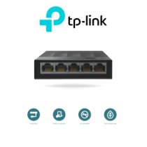 TP-LINK LS1005G TP-LINK LS1005G - Switch para escritorio 5 puertos 10/100/1000Mbps. T