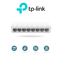 TP-LINK LS1008 TP-LINK LS1008 - Switch para escritorio 8 puertos 10/100Mbps. TPL37000
