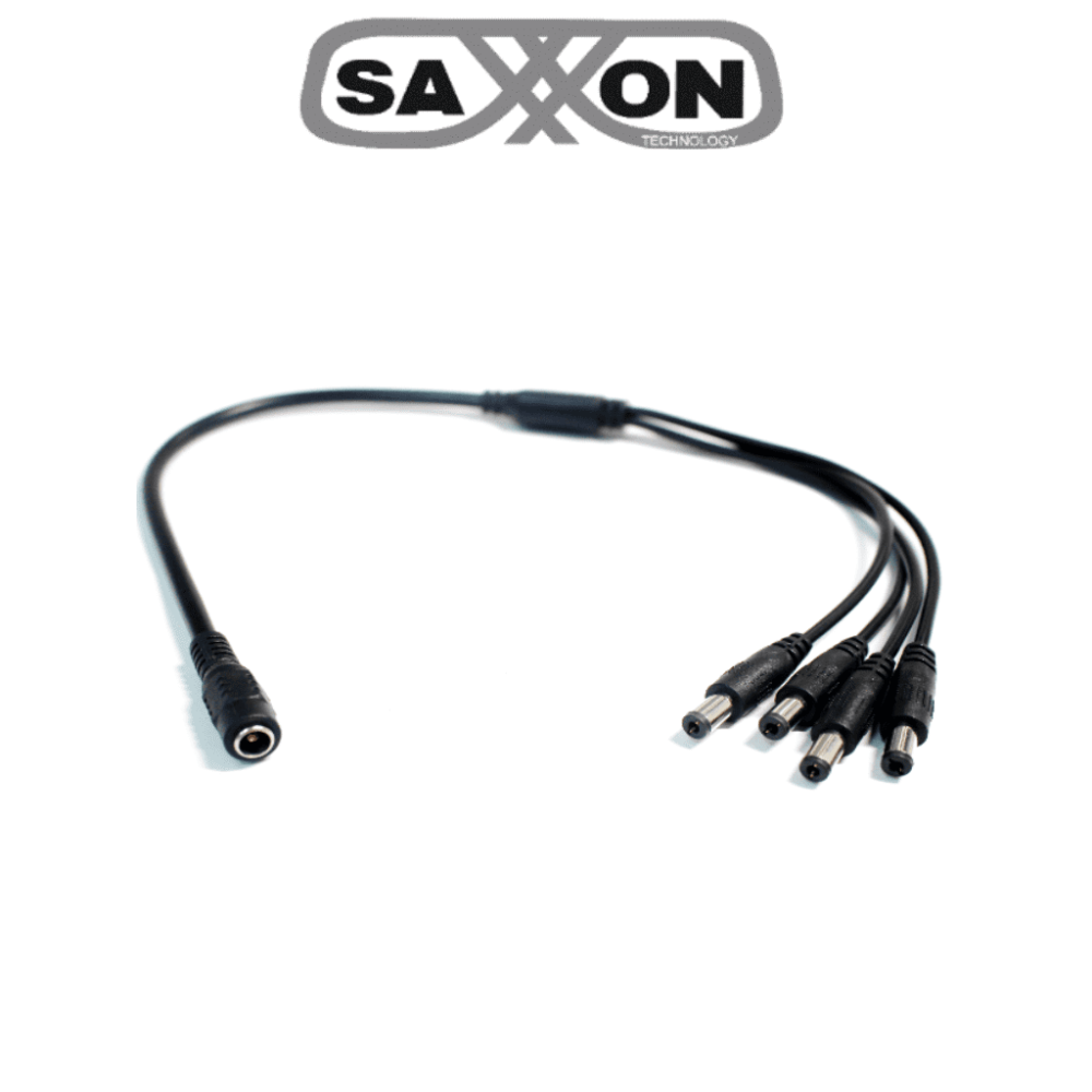 SAXXON SXF54 SAXXON SXF54 - Divisor de energa / Tipo pulpo / 1 Conector hembra / 4 Conectores macho / Cable de cobre SXN2310002