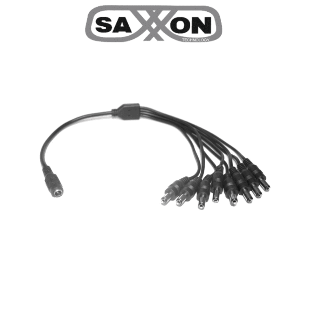 SAXXON SXF58 SAXXON SXF58 - Divisor de energa / Tipo pulpo / 1 Conector hembra / 8 Conectores macho / Cable de cobre SXN2310004