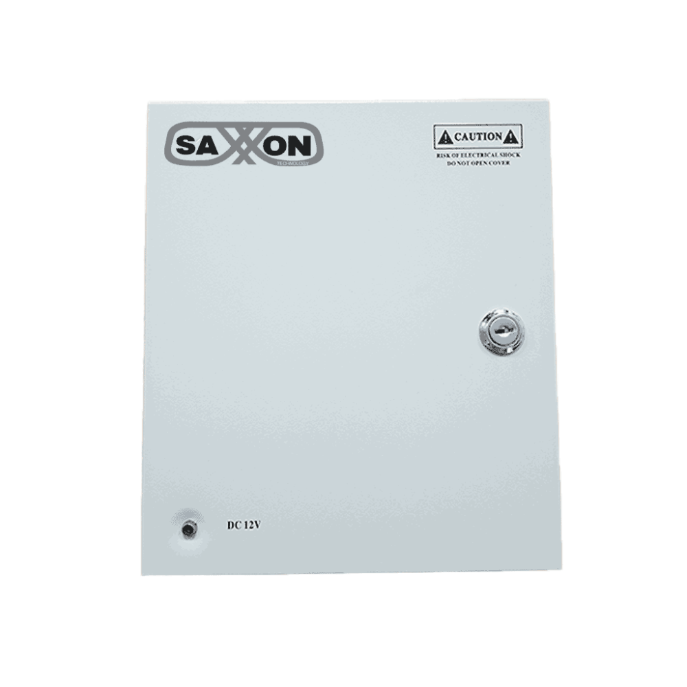 SAXXON SX30A18CH SAXXON SX30A18CH Fuente de alimentacin profesional 12 vdc / 30 amperios / Para 18 cmaras / 1 67 amperios por ca