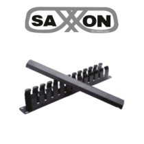 SAXXON SXORGNET24P SAXXON SXORGNET24P - Organizador de cables horizontal con tapa para rack de19" / 1U / 24 posiciones / Color N