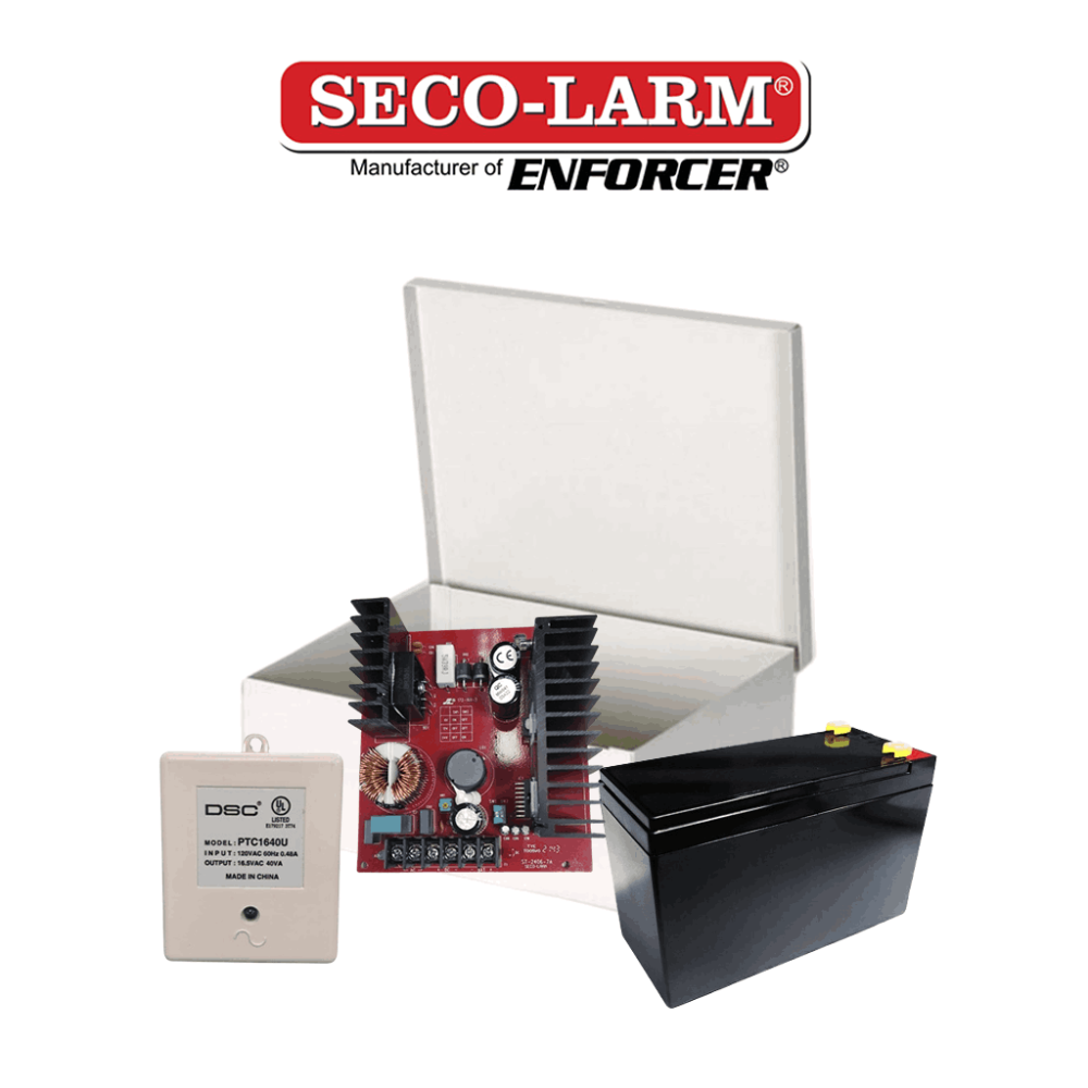 SECO-LARM KITFUENTE7 Seco-Larm Kit Fuente De Poder 7 - Kit De Poder Contiene 1 Fuente
