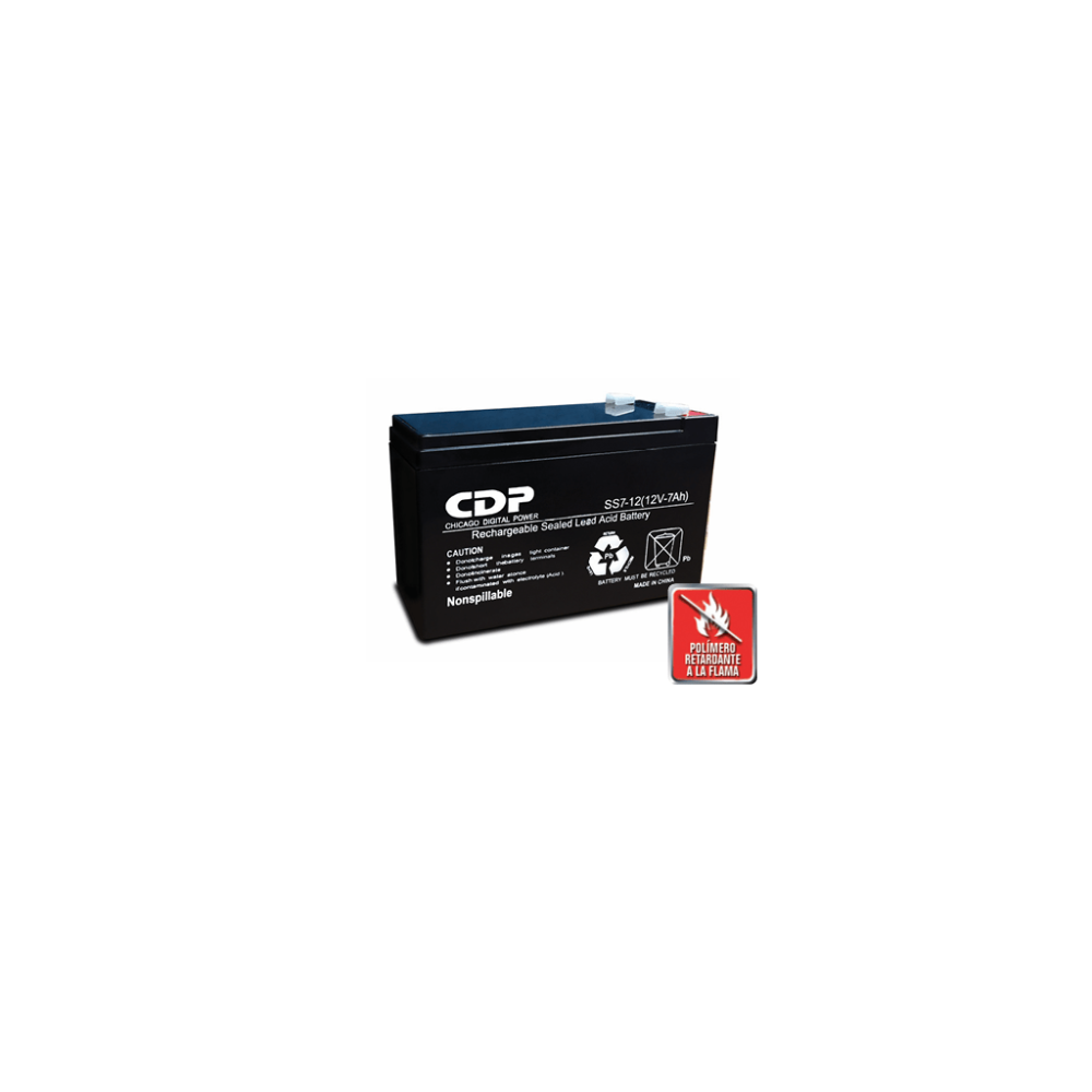 CHICAGO DIGITAL POWER B127SLB127 CDP Batera / SLB 12-7 / Batera Modelo B-12 / 7 / 12