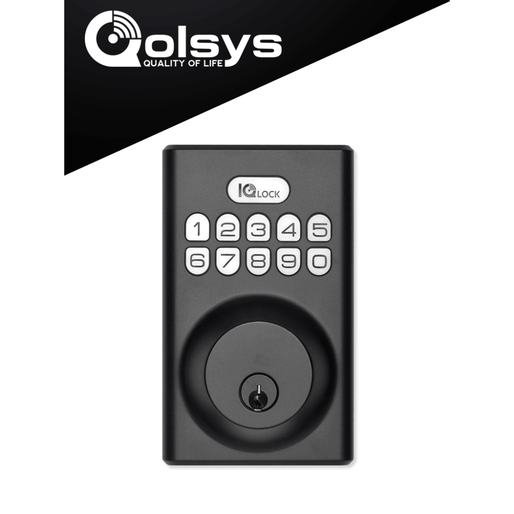 QOLSYS IQDLKPGKMB QOLSYS IQDLK-PGK-MB Cerradura con botn pulsador - Cerradura Intelig