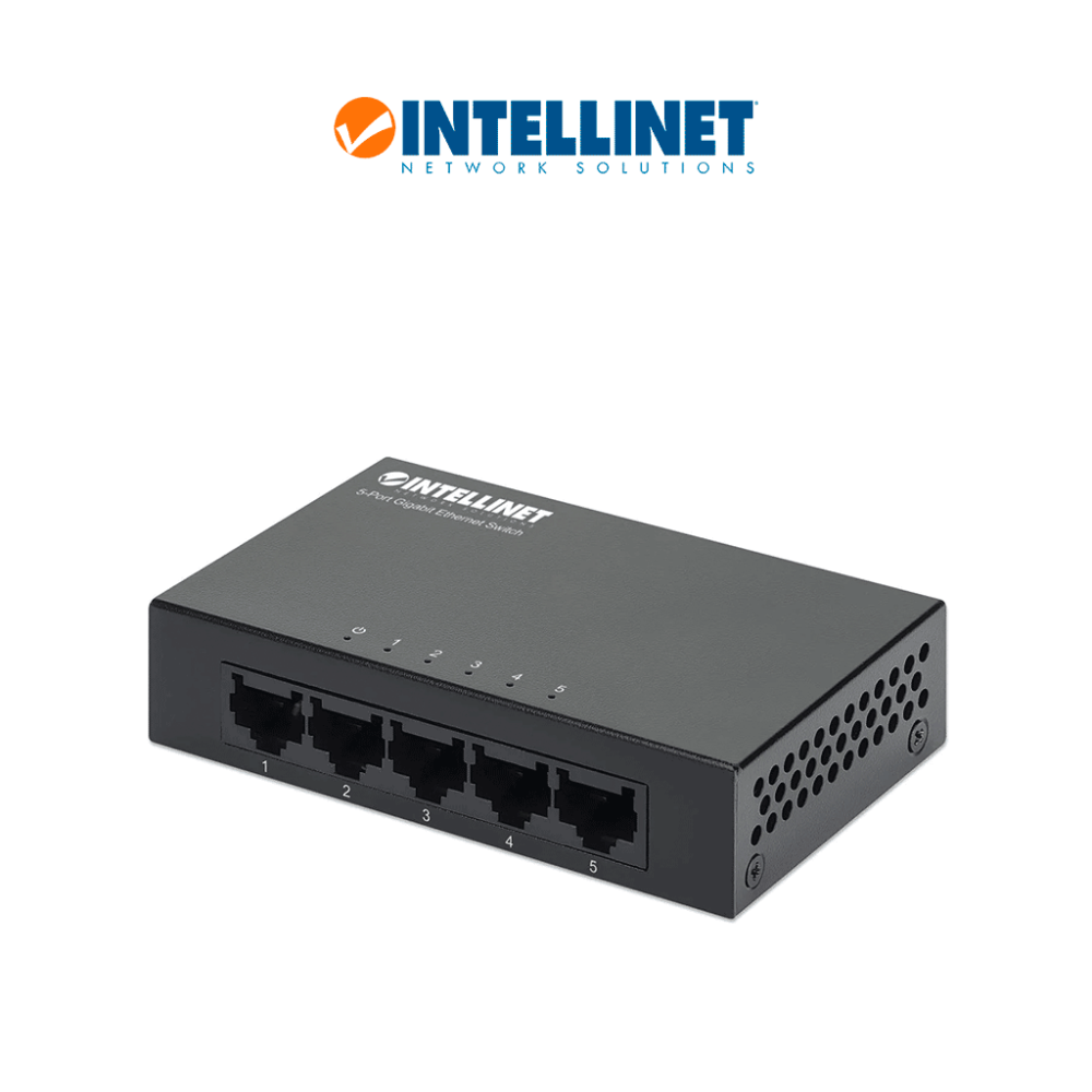 INTELLINET 530378 INTELLINET 530378 - Switch de escritorio Gigabit Ethernet de 5 puer