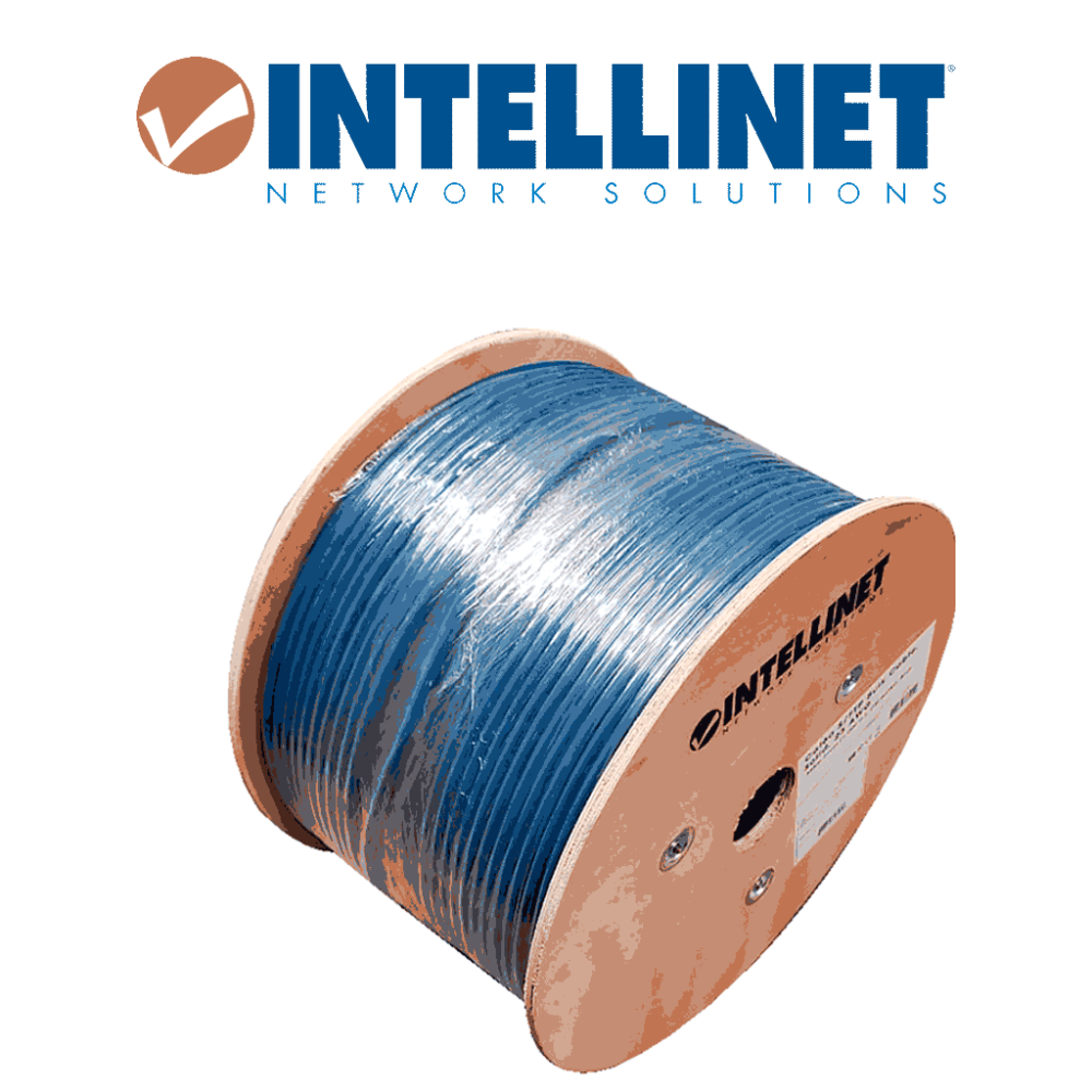 INTELLINET 705042 INTELLINET 705042 Bobina de Cable Cat6a  CM S/FTP  Rollo de 305 m