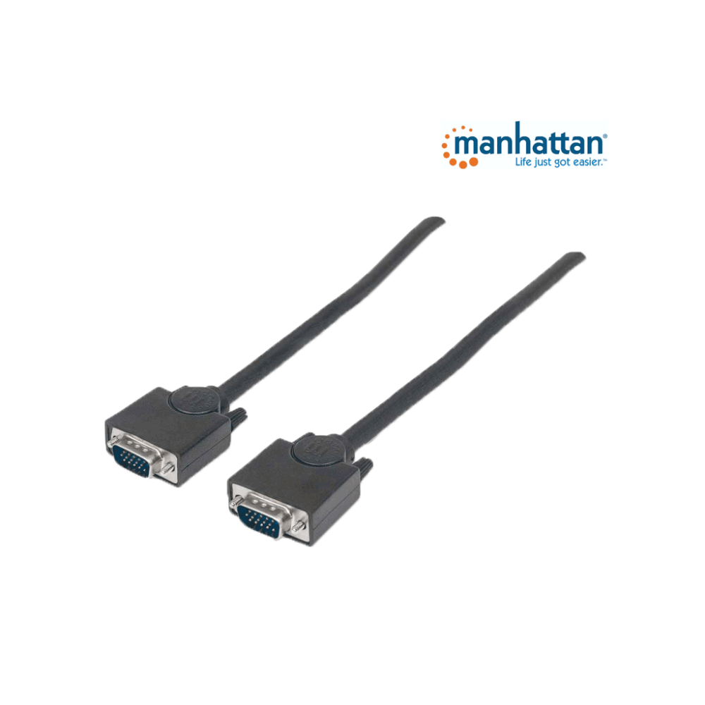 MANHATTAN 371315 MANHATTAN 371315 Cable para Monitor Manhattan - SVGA - 5mm - HD15M-M