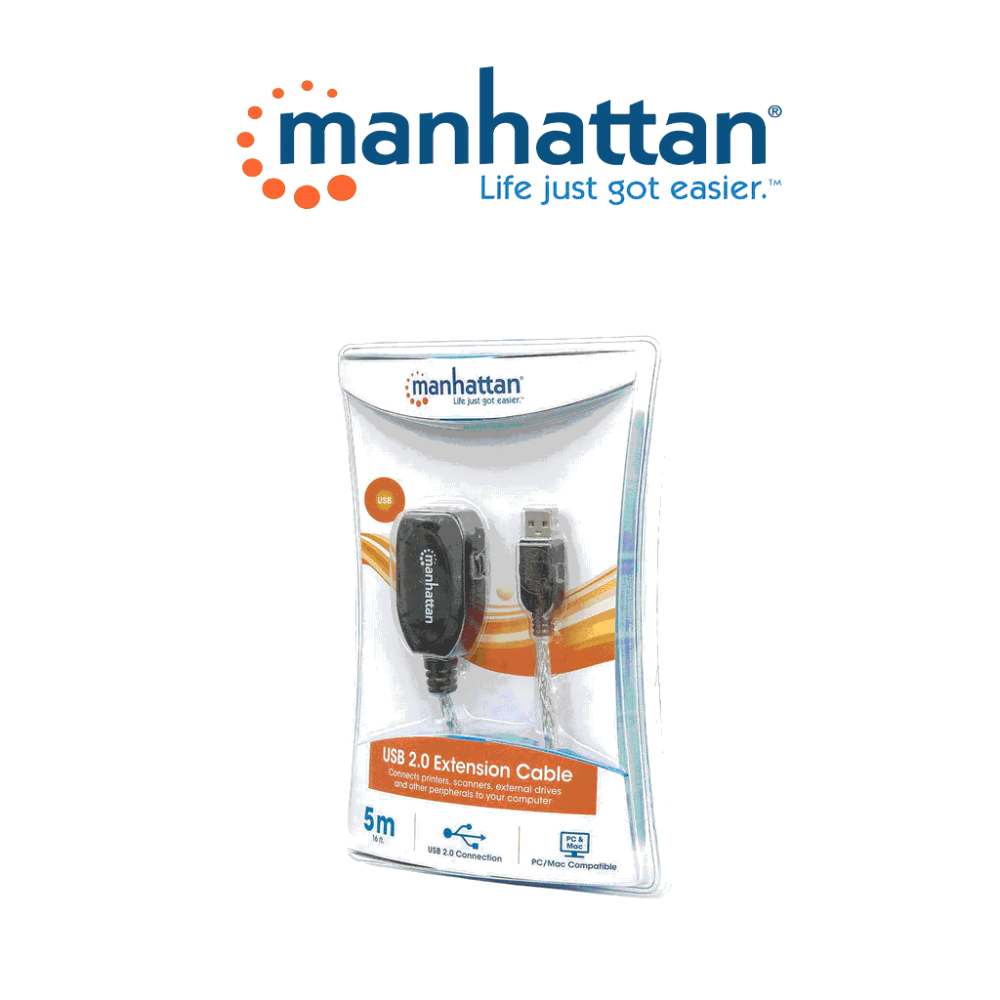 MANHATTAN 519779 MANHATTAN 519779 - Cable Extensin Activa USB de Alta Velocidad 2.0 /