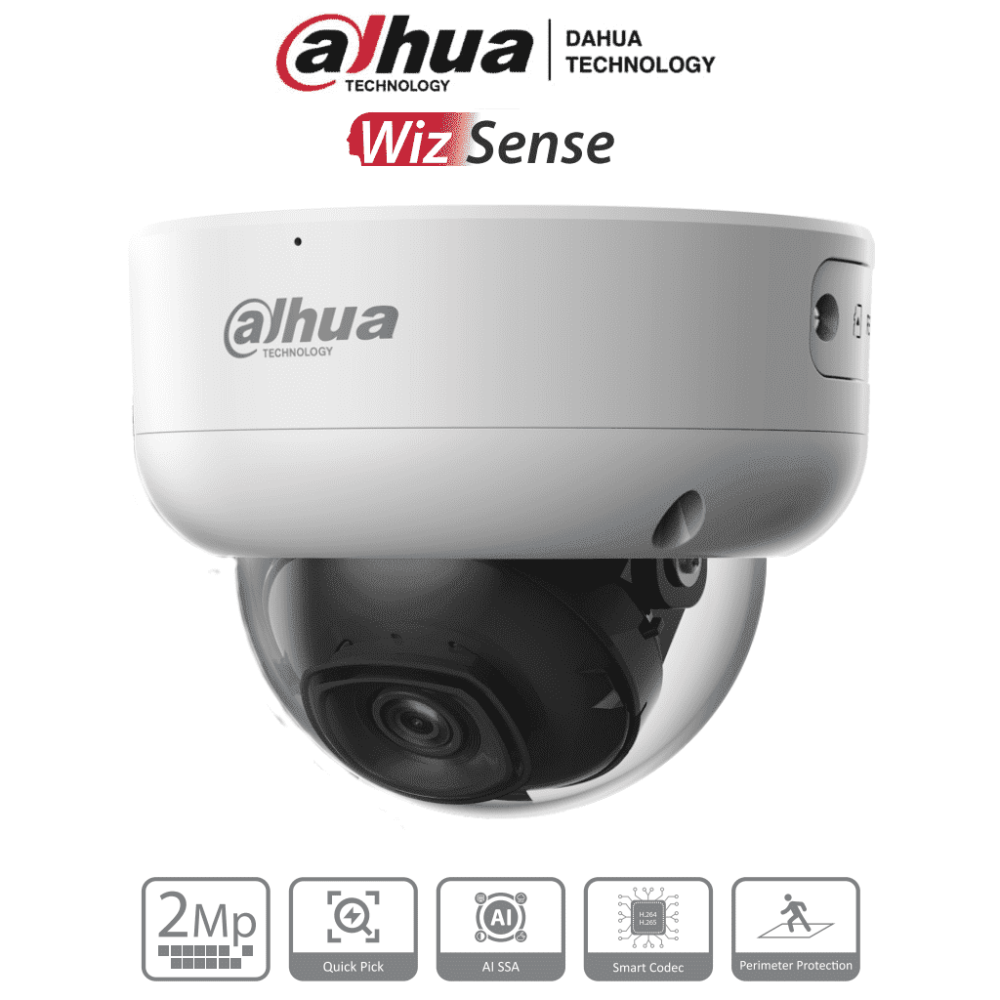 DAHUA DHIPCHDBW3241EASS2 DAHUA IPC-HDBW3241E-AS-S2 - Cmara IP Domo Antivandlica de 2