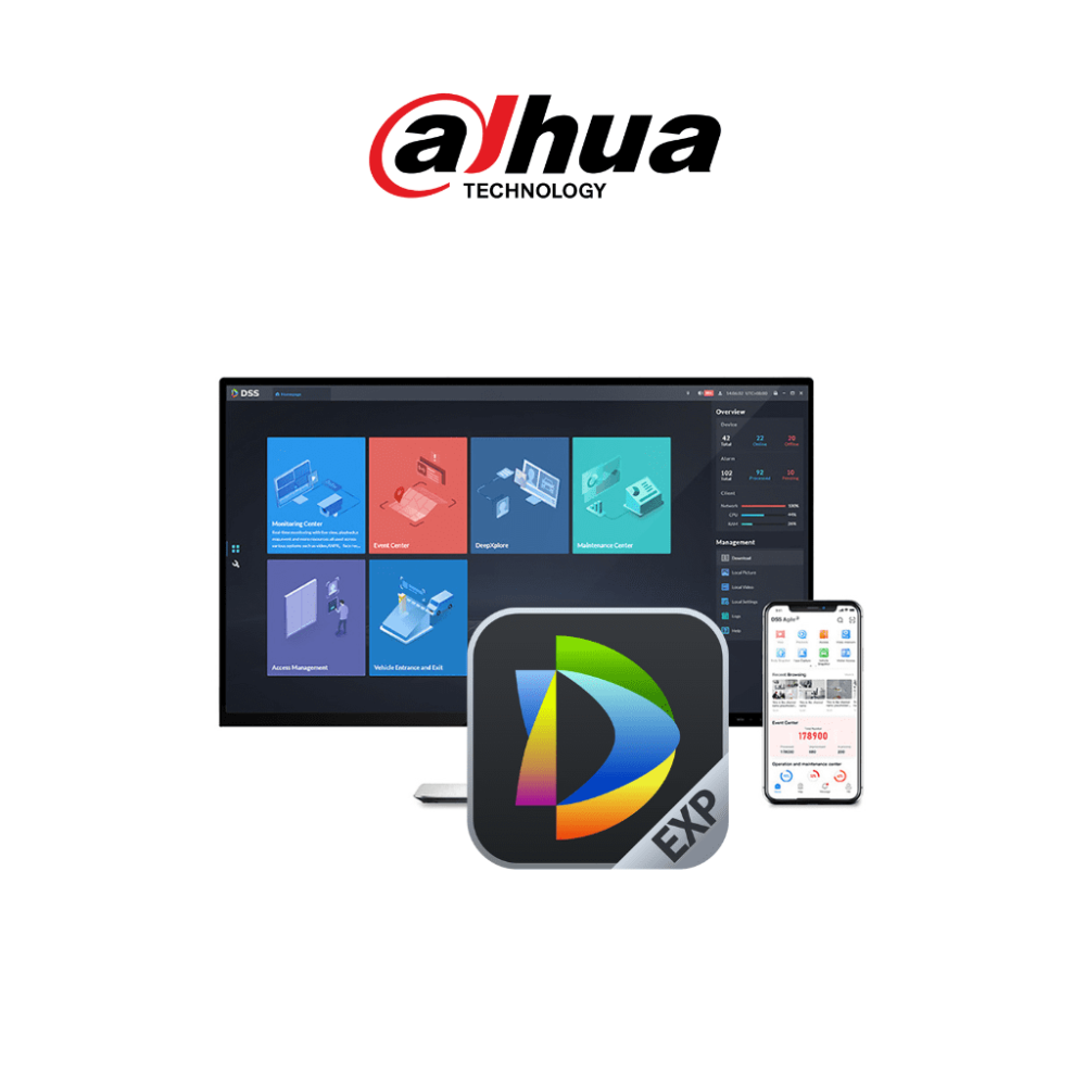 DAHUA DSS8EXPRV DAHUA DSS8EX-PR-V Actualiza licencias de canal de video DSS Express 8