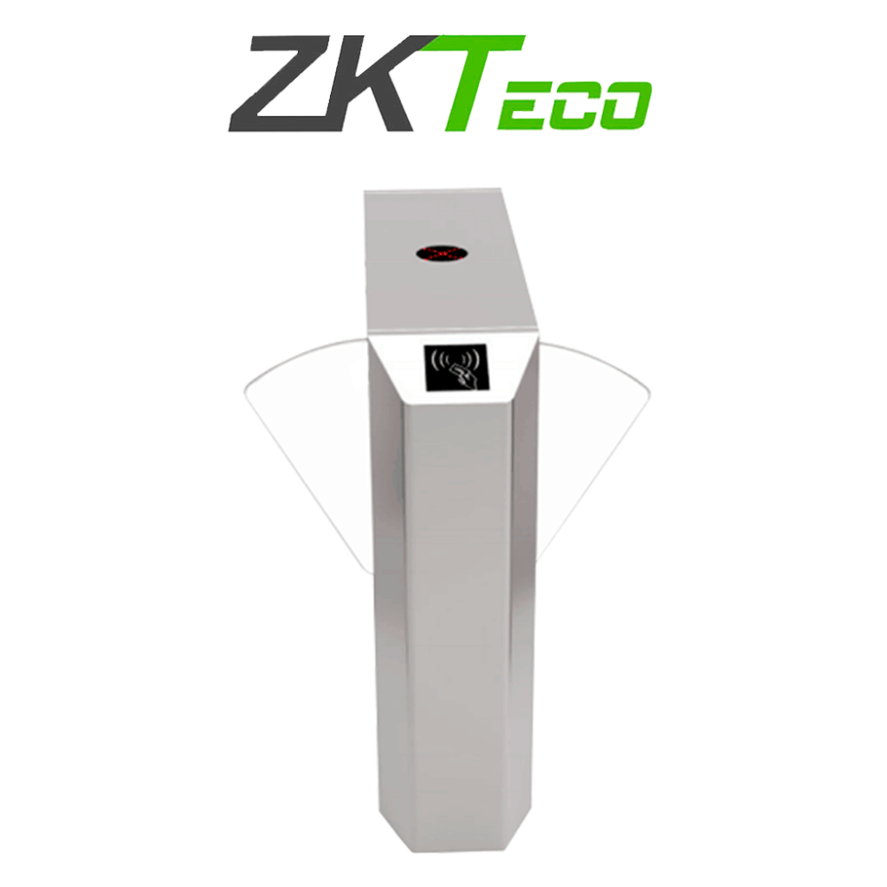 ZKTECO FBL220 ZKTECO FBL220 - Barrera Peatonal de Aleta Bidireccional/ Acero SUS304/