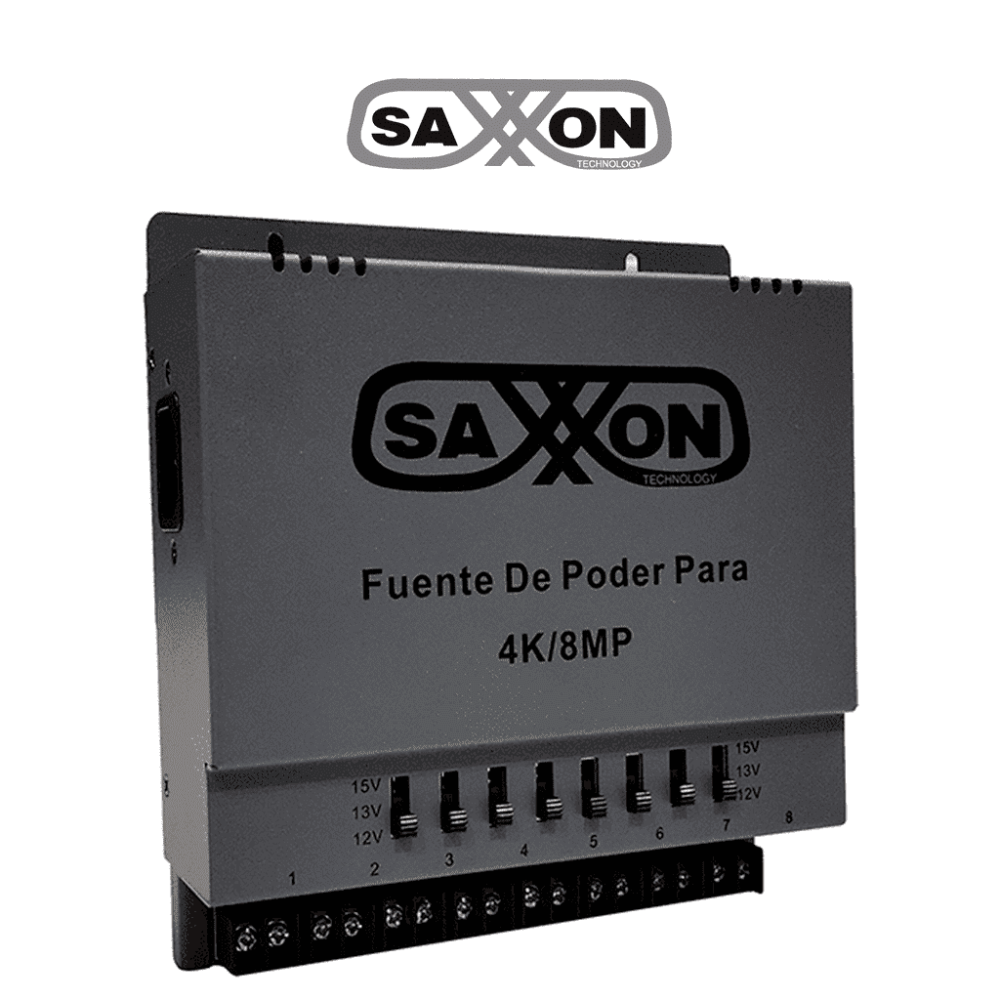 SAXXON PSU1208A4K SAXXON ENERGIA PSU1208A-4K - Fuente de poder Regulable Metlica/ Con