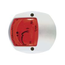 0170WP012V Luz Lateral de Navegacin en Color Rojo con Carcasa Blanca para Embarcacio