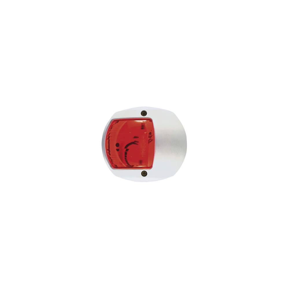 0170WP012V Luz Lateral de Navegacin en Color Rojo con Carcasa Blanca para Embarcacio
