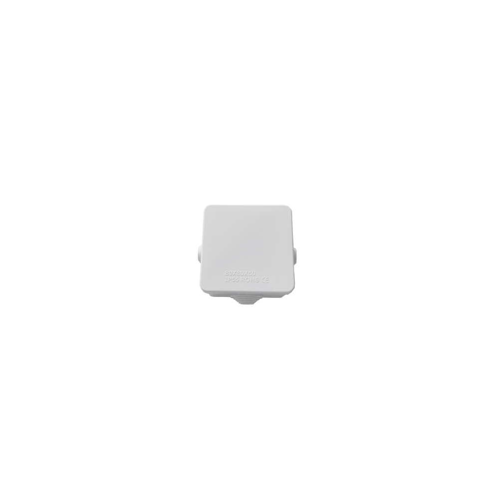 LPWBX80 Caja de Conexiones Impermeable IP55 con 4 Entradas 80 x 80 x 50 mm para Inst